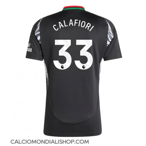 Maglie da calcio Arsenal Riccardo Calafiori #33 Seconda Maglia 2024-25 Manica Corta